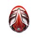 Casca Moto K6 S Agv E2206 Mplk Reeval White/Red/Grey 24