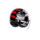 Casca Moto Open Face/Jet Eteres E2206 History Matt Black/Black/Red 25