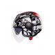 Casca Moto Open Face/Jet Eteres E2206 History Matt Black/Black/Red 25