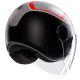 Casca Moto Open Face/Jet Eteres E2206 Scaglieri Matt Grey/Red 25
