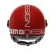 Casca Moto Open Face/Jet FGTR Classic Momodesign E2206 Candy Matt Red/White 25
