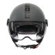 Casca Moto Open Face/Jet FGTR Classic Momodesign E2206 Mono Matt Grey/Black 25