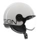 Casca Moto Open Face/Jet FGTR Classic Momodesign E2206 Mono White/Black 25