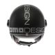 Casca Moto Open Face/Jet FGTR Evo Momodesign E2206 Mono Matt Black/Silver 25