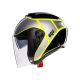 Casca Moto Open Face/Jet Irides E2206 Davao Black/Grey/Yellow Fluo 25