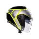 Casca Moto Open Face/Jet Irides E2206 Davao Black/Grey/Yellow Fluo 25
