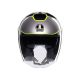 Casca Moto Open Face/Jet Irides E2206 Davao Black/Grey/Yellow Fluo 25