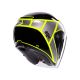 Casca Moto Open Face/Jet Irides E2206 Davao Black/Grey/Yellow Fluo 25