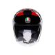 Casca Moto Open Face/Jet Irides E2206 Valenza Matt Grey/Black/Red 25