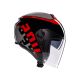 Casca Moto Open Face/Jet Irides E2206 Valenza Matt Grey/Black/Red 25