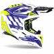 Casca Moto MX Aviator 3 Rampage Blue Gloss 2021