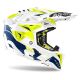 Casca Moto MX Aviator 3 Spin Yellow/Blue Gloss