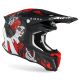 Casca Moto MX Twist 2.0 Hell Black/Red 2022