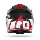 Casca Moto MX Twist 2.0 Hell Black/Red 2022