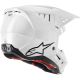 Casca Moto Enduro/MX Supertech M5 Solid White Glossy 24