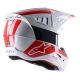 Casca Moto MX/Enduro Supertech S-M5 Bond White/Red 24 