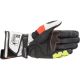 Manusi Moto Piele SP-2 v3 White/Red Fluo/Black 2021