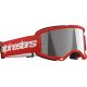 Ochelari Moto MX/Enduro Vision 3 Wordmark Red/Mirror Silver