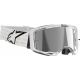 Ochelari Moto MX/Enduro Vision 8 Corp White/Mirror Silver