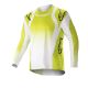 Tricou Enduro Copii Rac-Push Yellow/White