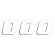 Numar Concurs Cifra 0 Adhesive 3 Pack White 5049/10/0