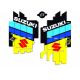 Sticker Grile Radiatoare Suzuki World 19 A305r7new