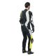 Combinezon Moto Piele Audax D/Zip 1PC Perf. Black/Yellow/Fluo/Anthracite 25