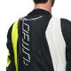 Combinezon Moto Piele Audax D/Zip 1PC Perf. Black/Yellow/Fluo/Anthracite 25