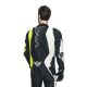 Combinezon Moto Piele Audax D/Zip 1PC Perf. Black/Yellow/Fluo/Anthracite 25