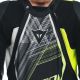 Combinezon Moto Piele Audax D/Zip 1PC Perf. Black/Yellow/Fluo/Anthracite 25