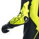 Combinezon Moto Piele Audax D/Zip 1PC Perf. Black/Yellow/Fluo/Anthracite 25