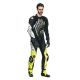 Combinezon Moto Piele Audax D/Zip 1PC Perf. Black/Yellow/Fluo/Anthracite 25