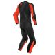 Combinezon Moto Piele Laguna Seca 5 1Pc Perforated Black/Fluo-Red 23