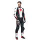 Combinezon Moto Piele Laguna Seca 5 2Pcs Black/White/Lava-Red 23