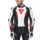 Combinezon Moto Piele Laguna Seca 5 2Pcs Black/White/Lava-Red 23