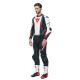 Combinezon Moto Piele Laguna Seca 5 2Pcs Black/White/Lava-Red 23