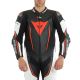 Combinezon Moto Piele Misano 2 D-Air Perforated 1Pc Black/White/Fluo-Red 23