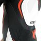 Combinezon Moto Piele Misano 2 D-Air Perforated 1Pc Black/White/Fluo-Red 23