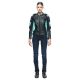 Geaca Moto Piele Dama Racing 4 Black/Acqua-Green 23