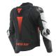 Geaca Moto Piele Super Speed 4 Perf. Black-Matt/White/Fluo-Red 23