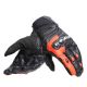 Manusi Moto Piele Carbon 4 Short Black/Fluo-Red 23
