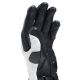 Manusi Moto Piele Dama Carbon 4 Long Black/White/Fluo-Red 23