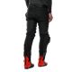 Pantaloni Moto Piele Delta 4 Perf. Black/Black 25
