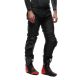 Pantaloni Moto Piele Delta 4 Perf. Black/Black 25