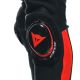 Pantaloni Moto Piele Super Speed Black/Red/Fluo 25