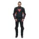 Pantaloni Moto Piele Super Speed Black/Red/Fluo 25