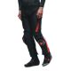 Pantaloni Moto Piele Super Speed Black/Red/Fluo 25