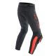 Pantaloni Moto Piele Super Speed Black/Red/Fluo 25