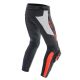 Pantaloni Moto Piele Super Speed Perf. Black/White/Red/Fluo 25