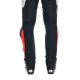 Pantaloni Moto Piele Super Speed Perf. Black/White/Red/Fluo 25